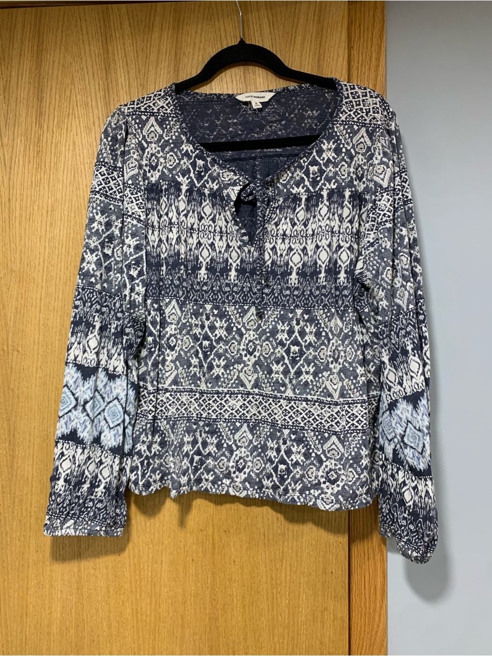 Lucky Brand Boho Peasant Top - Size XL